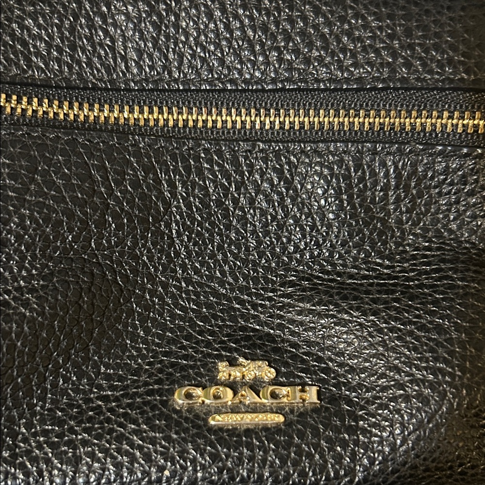 Coach Black Leather Mini Backpack - Picture 7 of 8